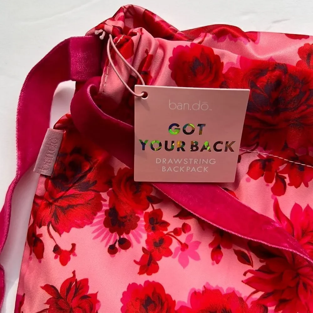 Ban. do Got Your Back Drawstring Backpack in Potpourri